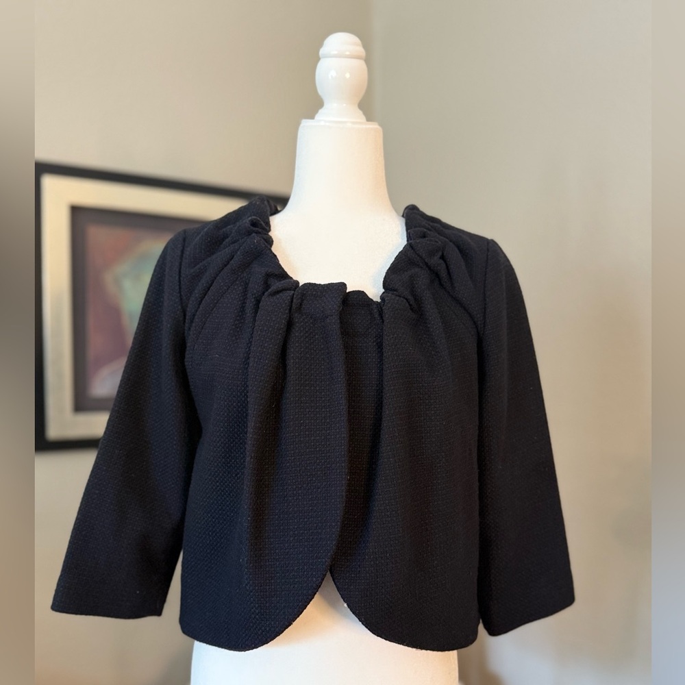 Simply Vera Vera Wang Black Textured Blazer